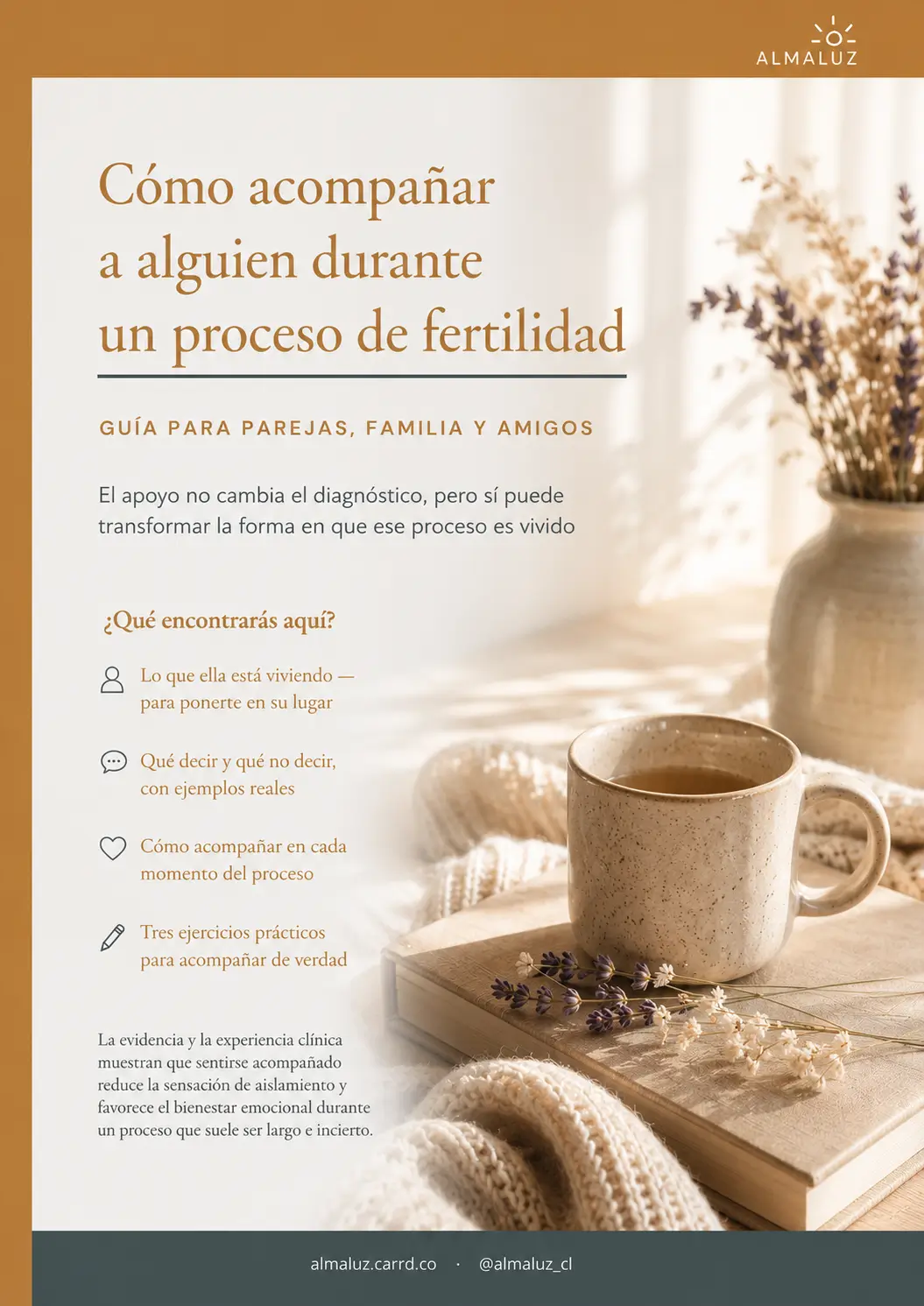 Cómo acompañar a alguien en un proceso de fertilidad